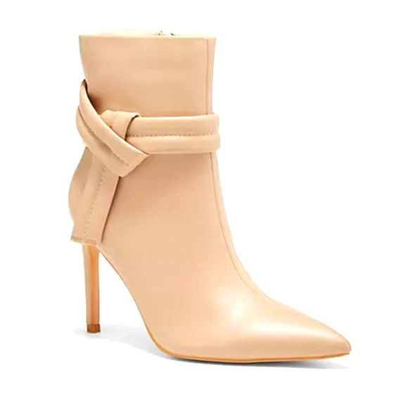 NIB REMY BOOTIE NUDE HEELS BLUSH - Picture 1 of 3